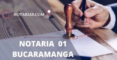 notaria 1 de bucaramanga horario, telefono, direccion, correo