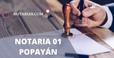 notaria 1 de popayan horario, telefono, direccion, correo