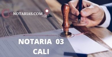 notaria 3 de cali horario, telefono, direccion, correo